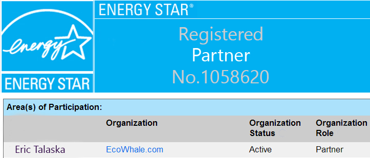 Energy Star Registered Partner Logo - Eric Talaska