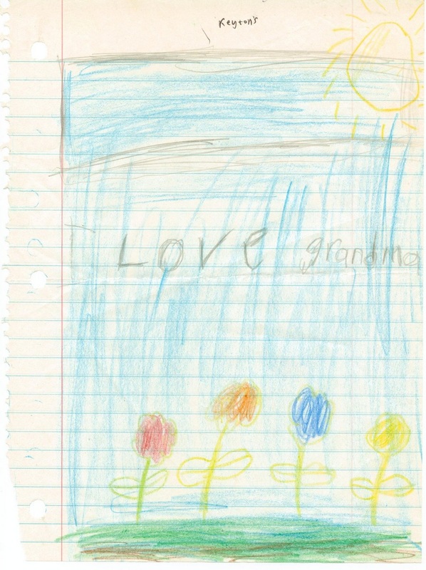 keyton Crow Drawing for Grandma Erika Lina Erler - Talaska
