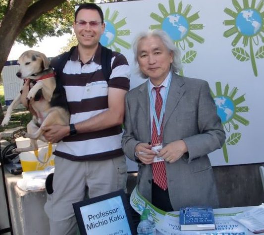 Eric Talaska & Michio Kaku on Earth Day Book Signing