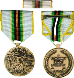 Cold War Service Medal Badge Ribbon