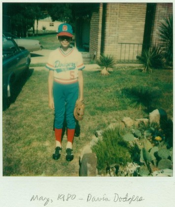 Davis Dodgers Baseball Uniform Child, Texarkana, Texas - Eric Talaska
